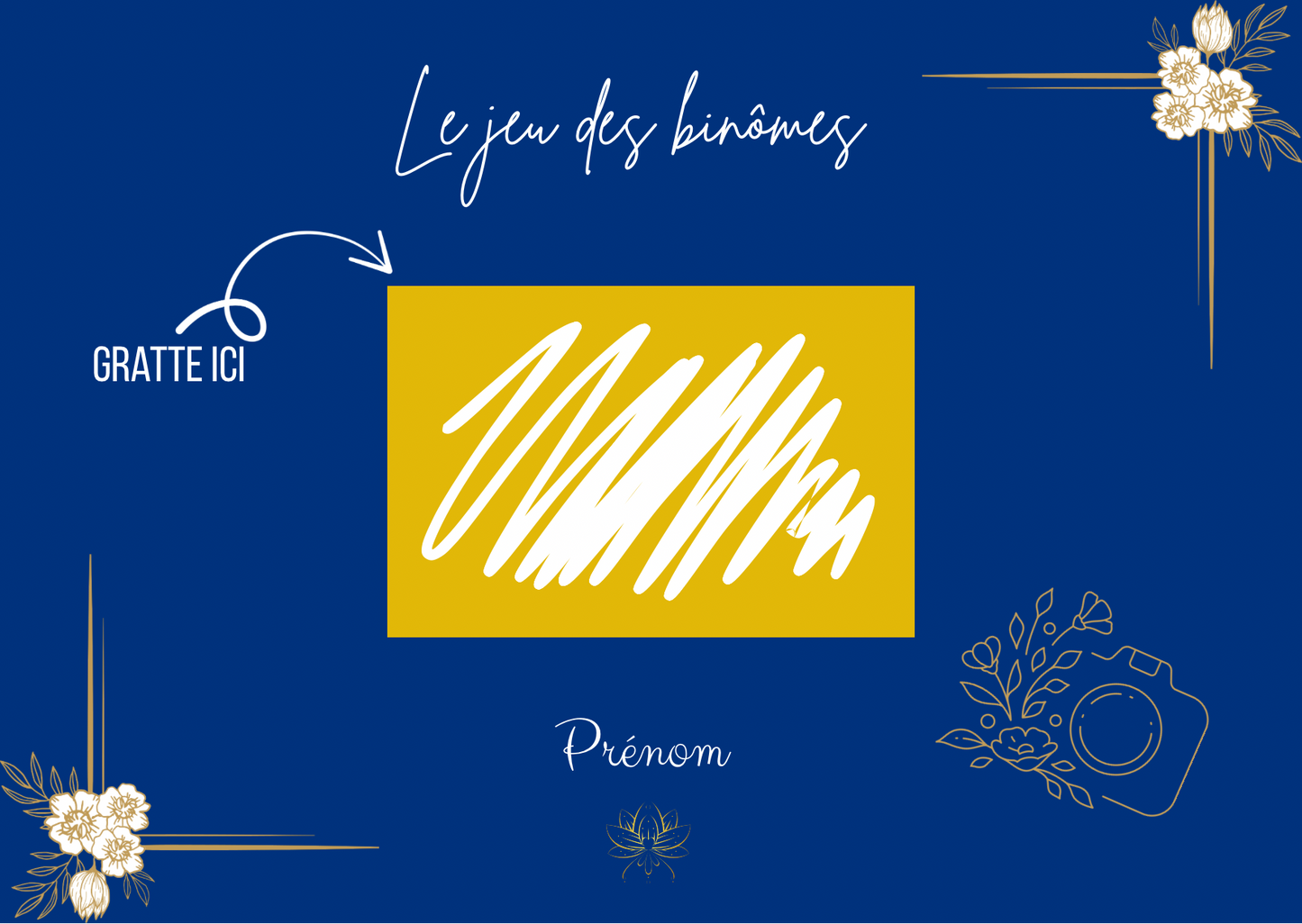 Affiche + cartes à gratter