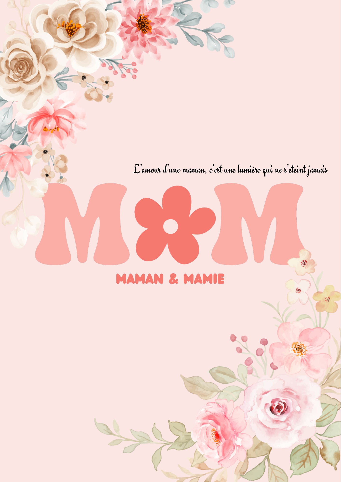 Affiche maman & mamie