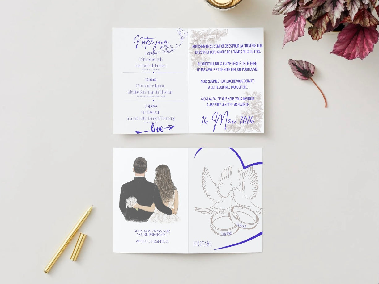 Faire part de mariage