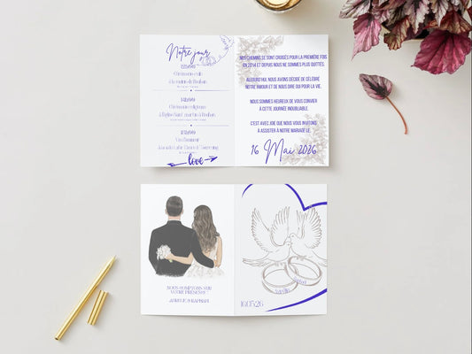 Faire part de mariage