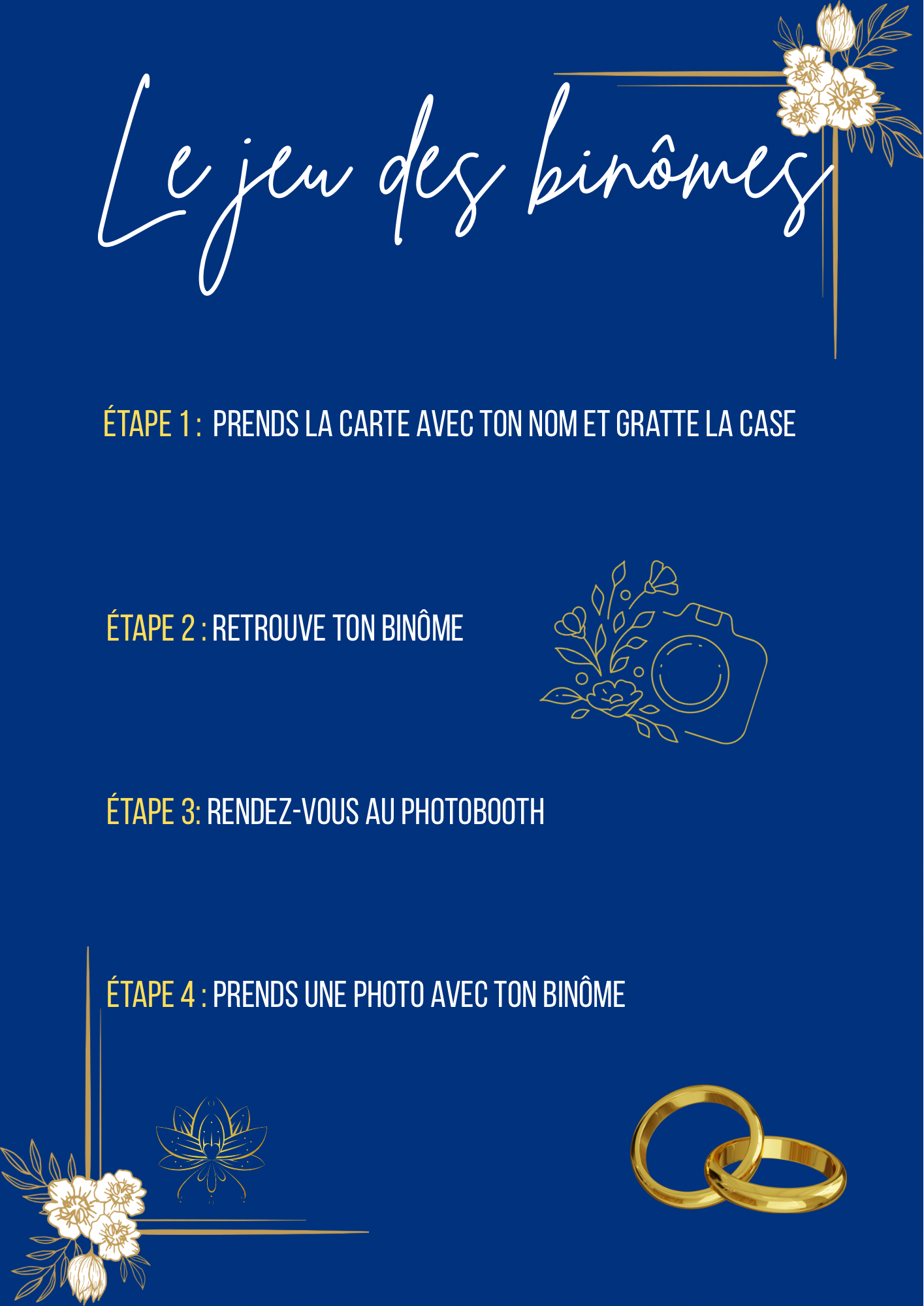 Affiche + cartes à gratter