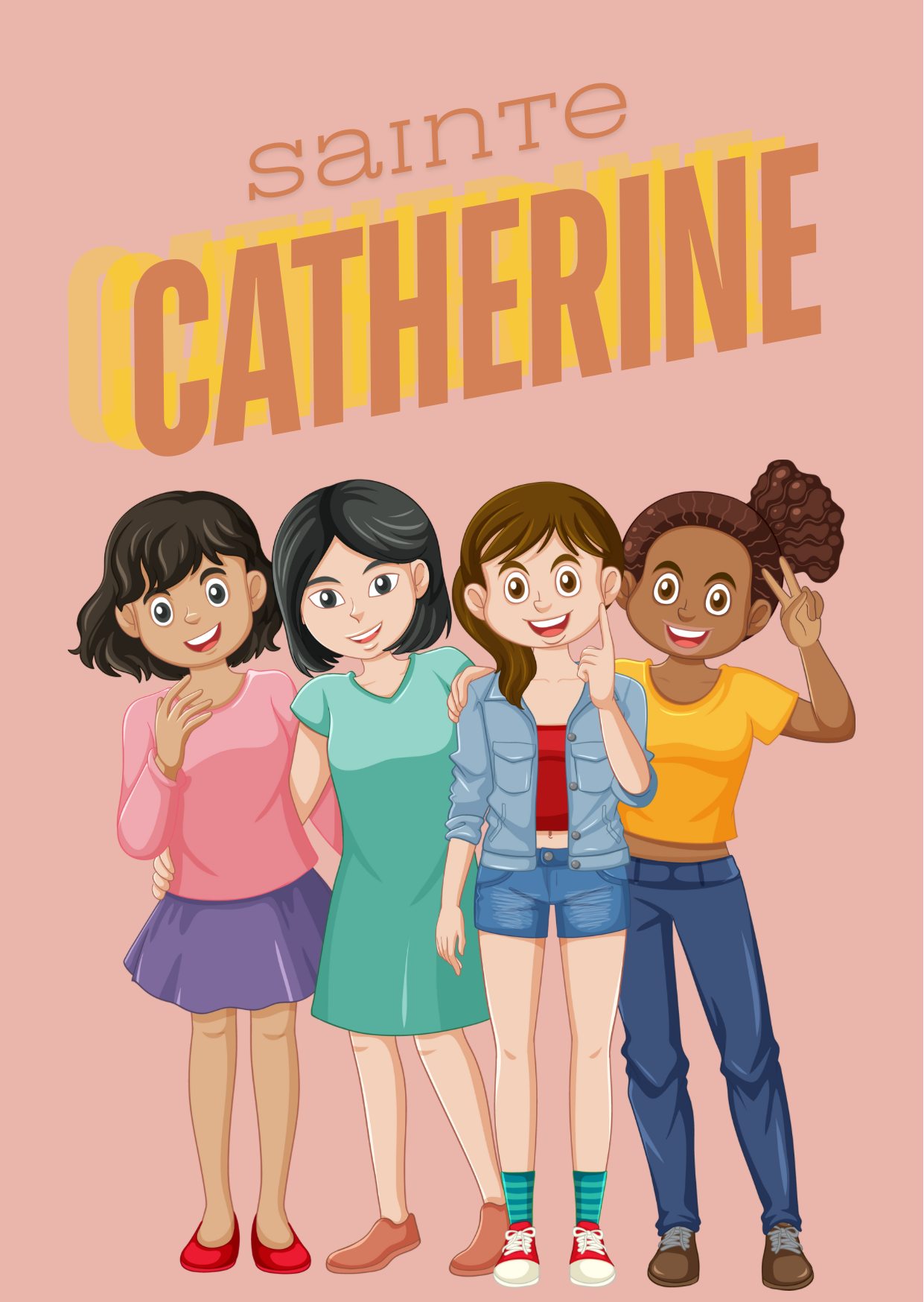 Lot 10 cartes de St Catherine