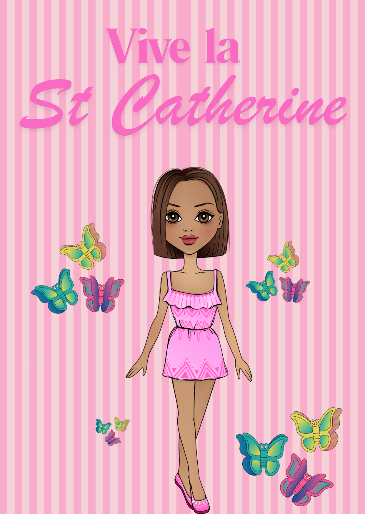 Lot 10 cartes de St Catherine