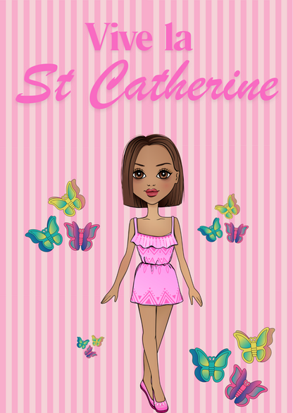 Lot 10 cartes de St Catherine